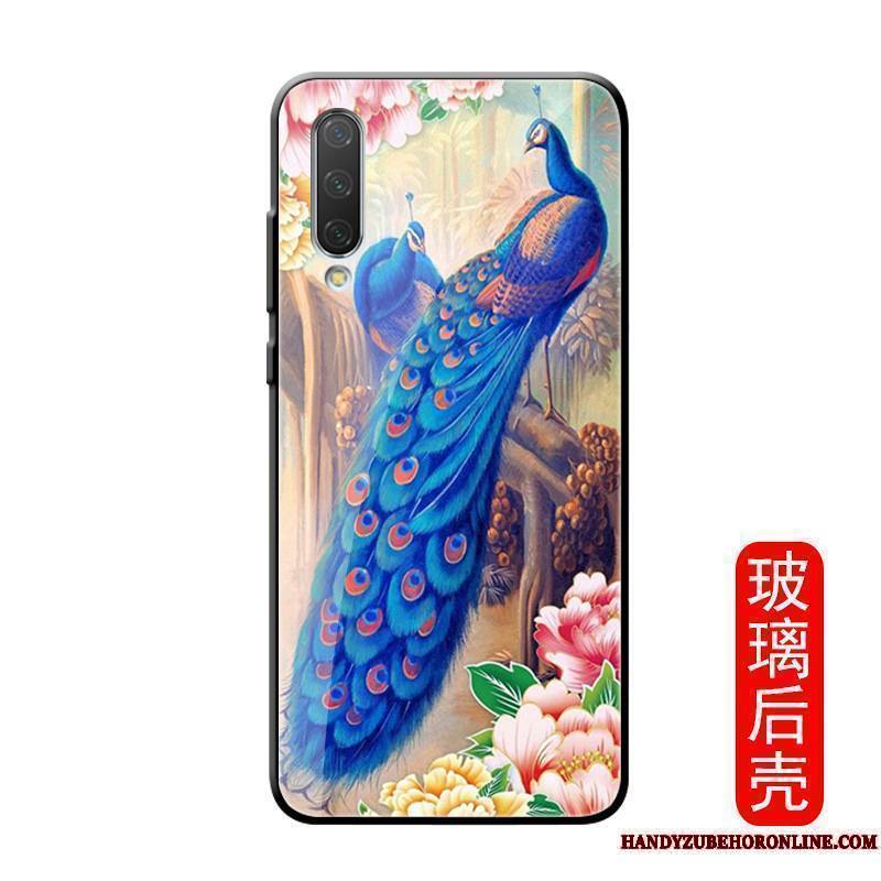 Mi A3 Original Coque Bleu Protection Tout Compris Paon Nouveau