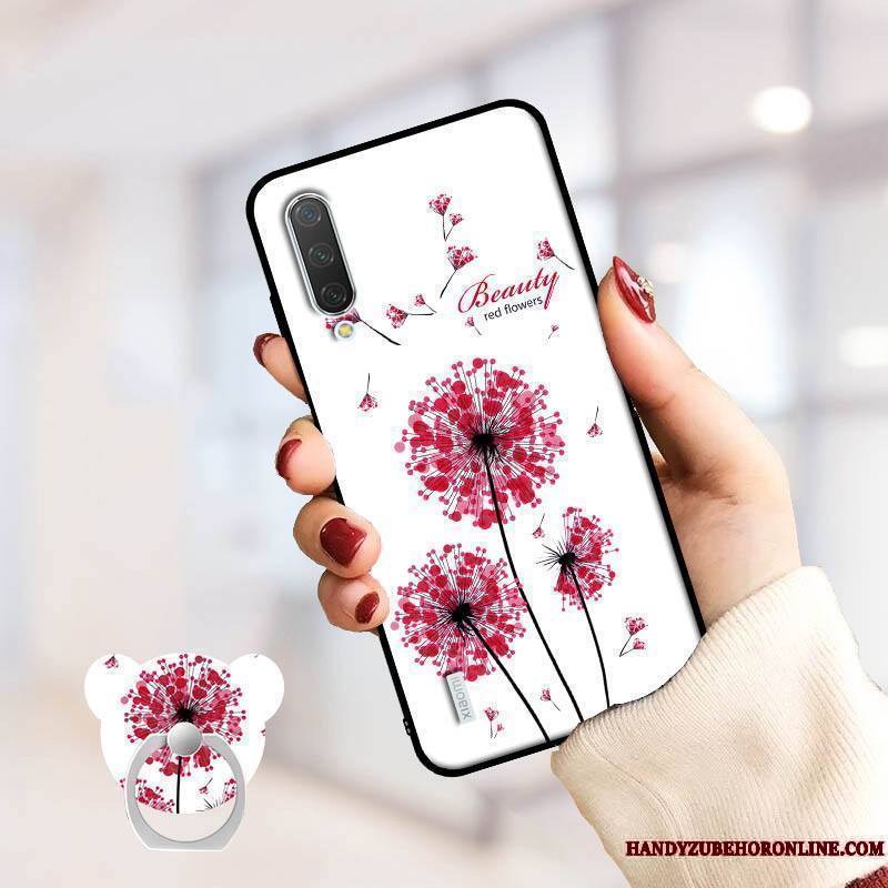 Mi A3 Petit Silicone Rose Personnalité Coque De Téléphone Créatif Incassable