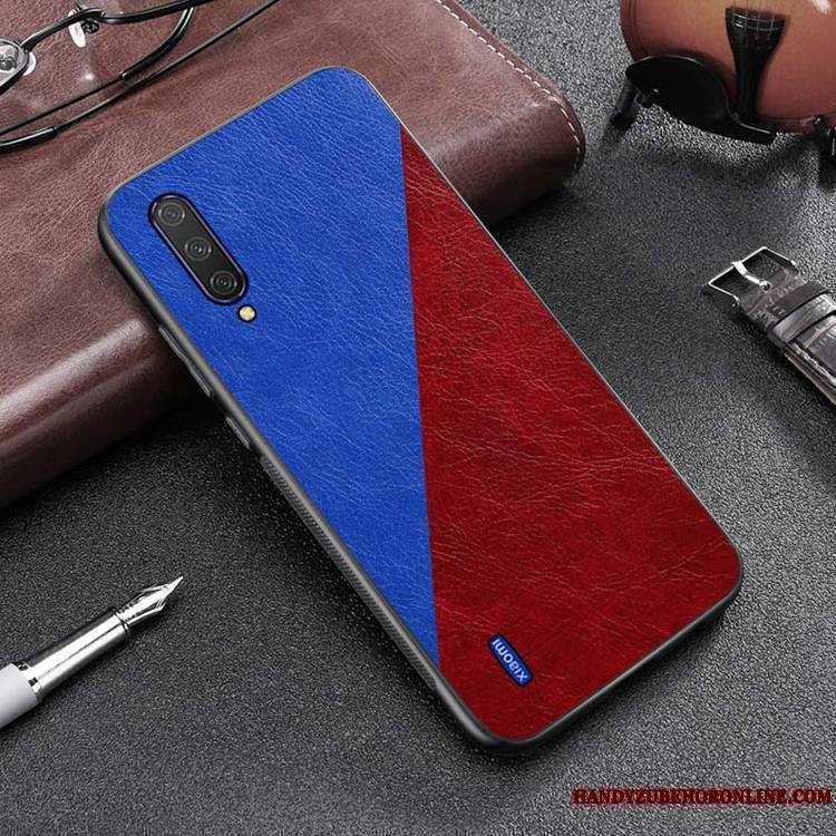 Mi A3 Silicone Coque De Téléphone Rouge Incassable Tout Compris Étui Fluide Doux