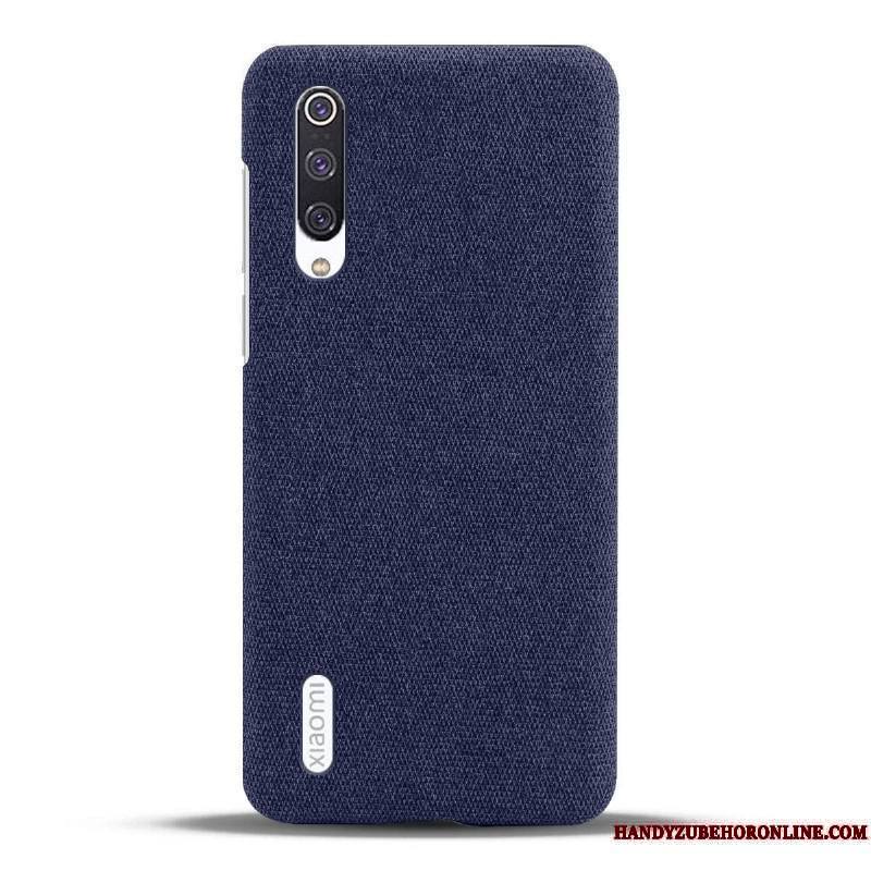 Mi A3 Étui Coque De Téléphone Petit Simple Légères Gris Tissu