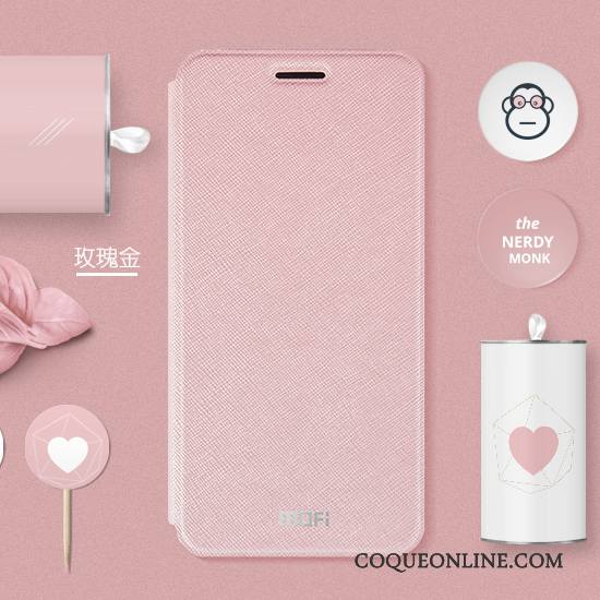 Mi Max 2 Clamshell Étui En Cuir Rose Silicone Tout Compris Petit Coque De Téléphone