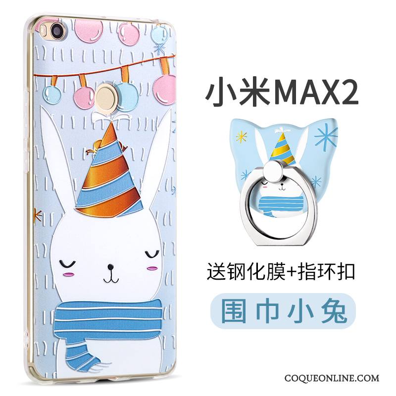 Mi Max 2 Coque Charmant Silicone Protection Vert Étui Personnalité Petit