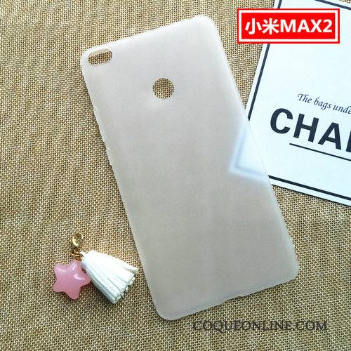 Mi Max 2 Coque De Téléphone Incassable Petit Fluide Doux Délavé En Daim Téléphone Portable Rose