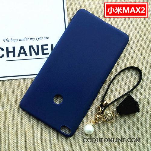 Mi Max 2 Coque De Téléphone Incassable Petit Fluide Doux Délavé En Daim Téléphone Portable Rose