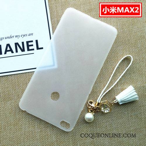 Mi Max 2 Coque De Téléphone Incassable Petit Fluide Doux Délavé En Daim Téléphone Portable Rose