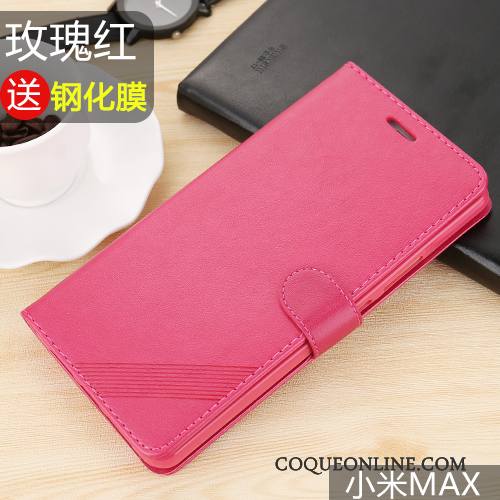 Mi Max 2 Coque De Téléphone Petit Étui Housse Protection Étui En Cuir Tout Compris