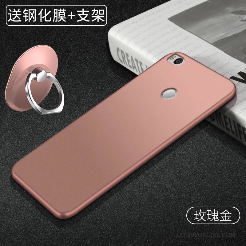 Mi Max 2 Coque De Téléphone Rouge Tout Compris Fluide Doux Incassable Protection Petit