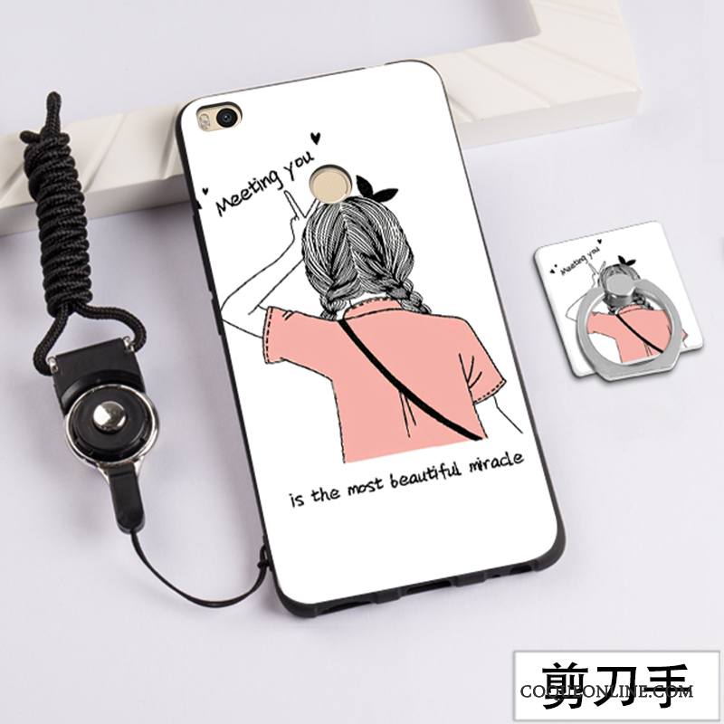 Mi Max 2 Coque Incassable Petit Anneau Étui Tout Compris Ornements Suspendus Protection