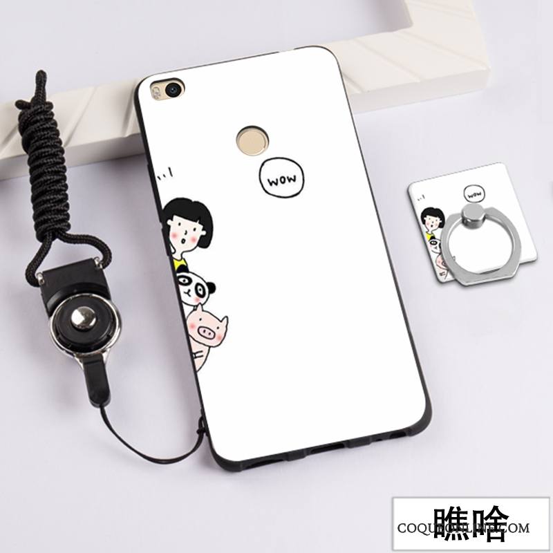 Mi Max 2 Coque Incassable Petit Anneau Étui Tout Compris Ornements Suspendus Protection