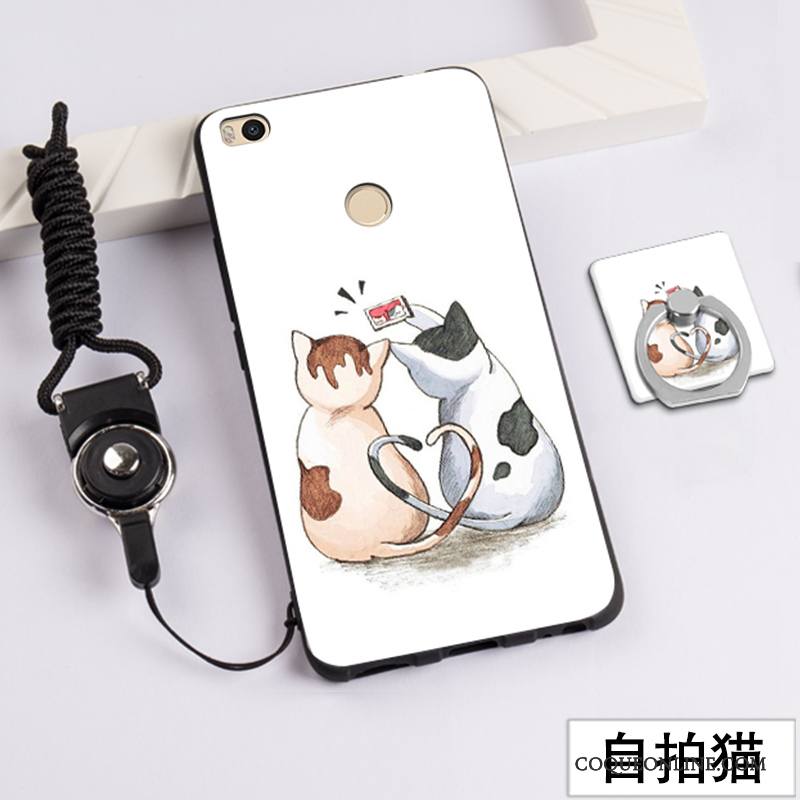 Mi Max 2 Coque Incassable Petit Anneau Étui Tout Compris Ornements Suspendus Protection