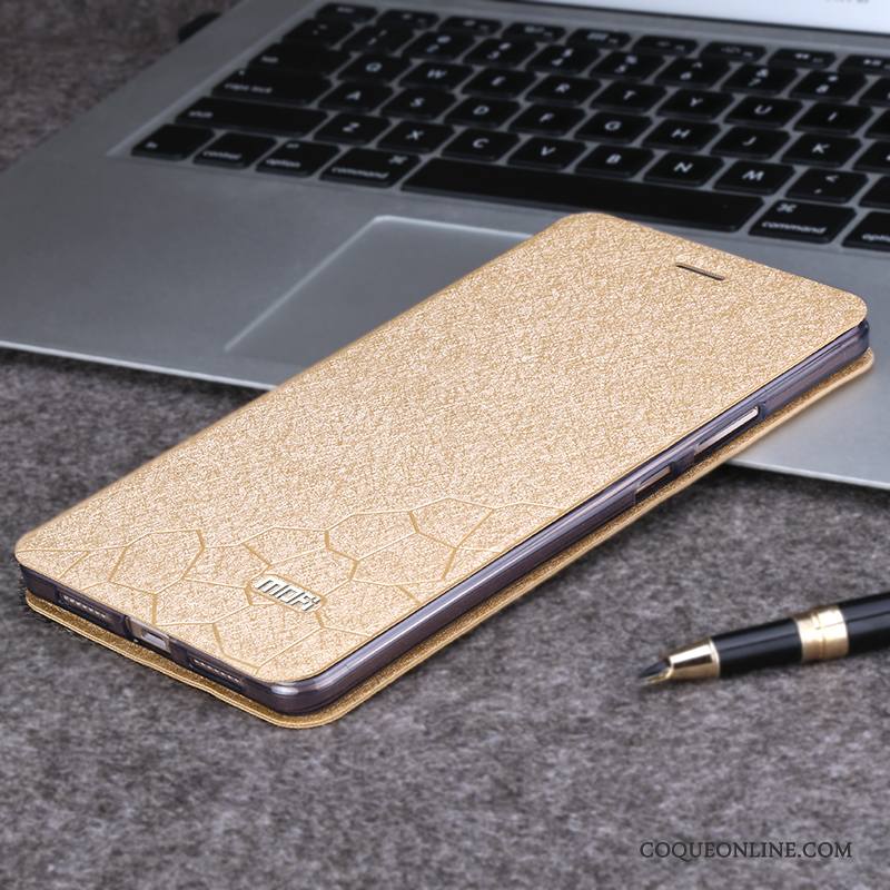 Mi Max 2 Coque Petit Protection Étui En Cuir Tout Compris Clamshell Or Incassable