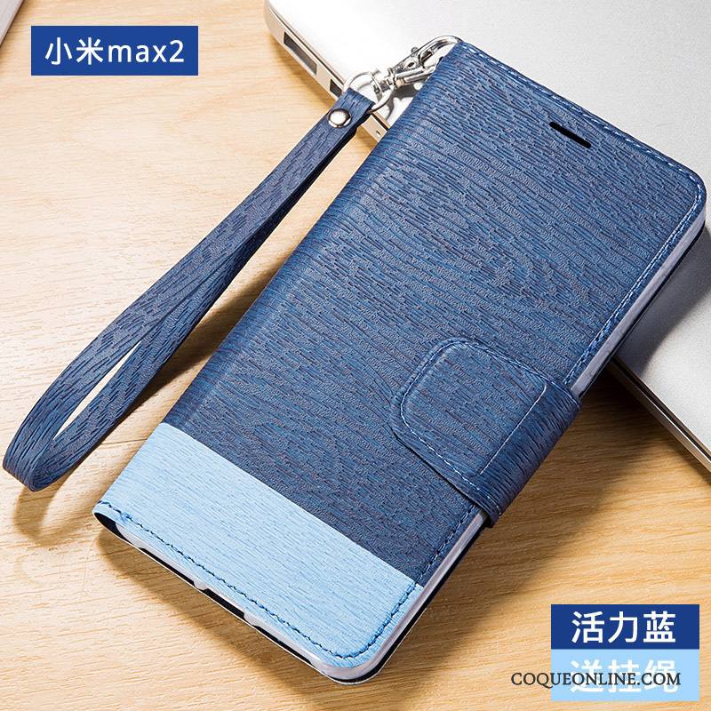 Mi Max 2 Coque Protection Silicone Incassable Petit Gris Clamshell Étui En Cuir