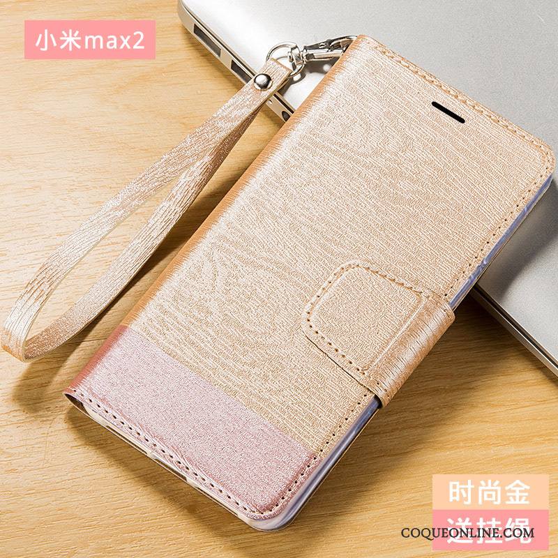 Mi Max 2 Coque Protection Silicone Incassable Petit Gris Clamshell Étui En Cuir