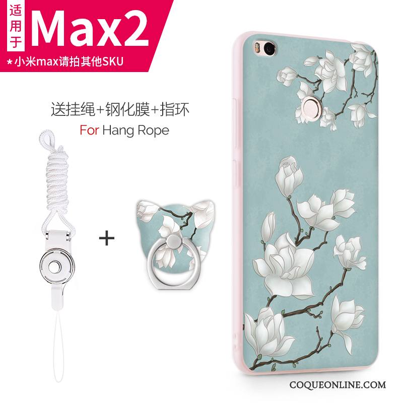 Mi Max 2 Coque Silicone Très Mince Étui Protection Délavé En Daim Incassable Créatif