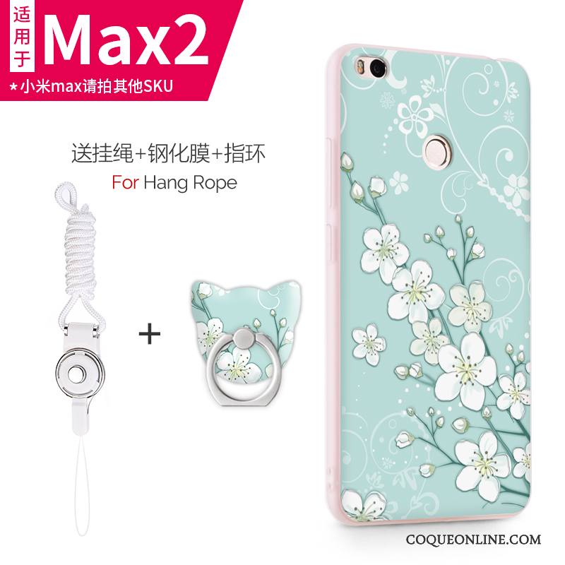 Mi Max 2 Coque Silicone Très Mince Étui Protection Délavé En Daim Incassable Créatif