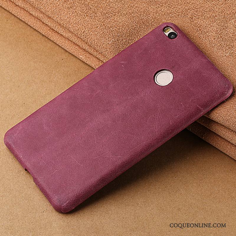 Mi Max 2 Coque Étui Cuir Véritable Créatif Luxe Protection Incassable Tout Compris