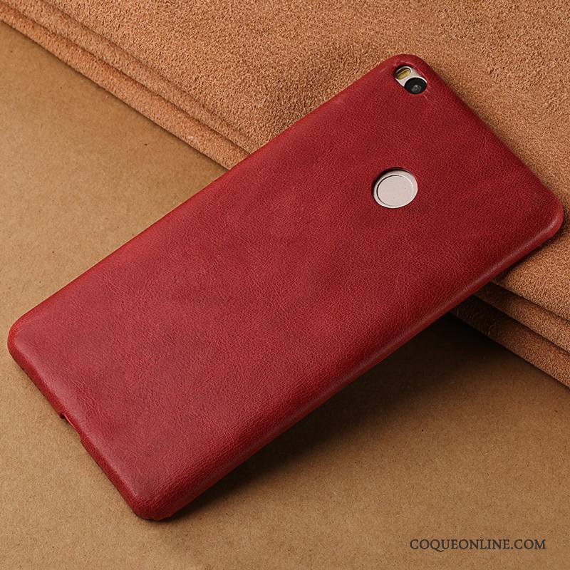 Mi Max 2 Coque Étui Cuir Véritable Créatif Luxe Protection Incassable Tout Compris