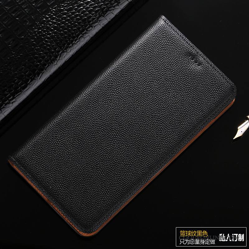 Mi Max 2 Coque Étui En Cuir Gris Téléphone Portable Modèle Fleurie Cuir Véritable Protection Housse