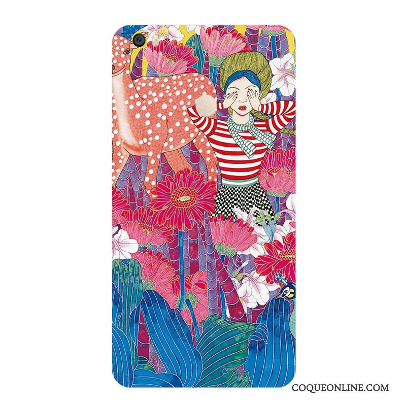 Mi Max 2 Coque Étui Tout Compris Fleur Couleur De Téléphone Vent