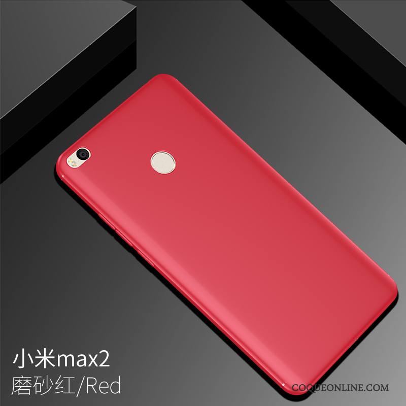 Mi Max 2 Délavé En Daim Rose Silicone Coque De Téléphone Tempérer Membrane Modèle