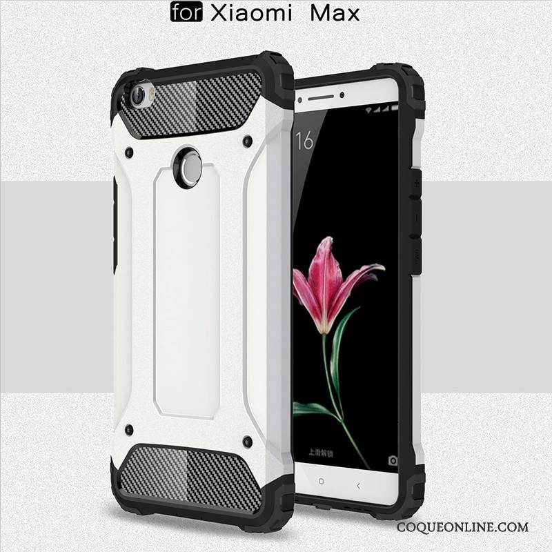 Mi Max 2 Incassable Coque De Téléphone Silicone Étui Délavé En Daim Petit Or