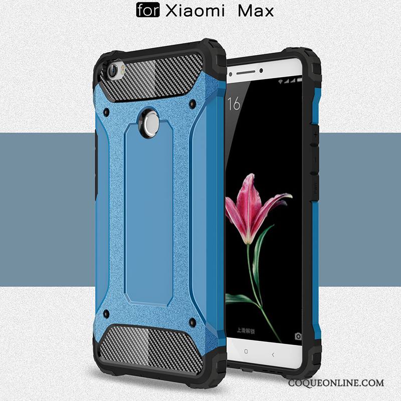 Mi Max 2 Incassable Coque De Téléphone Silicone Étui Délavé En Daim Petit Or