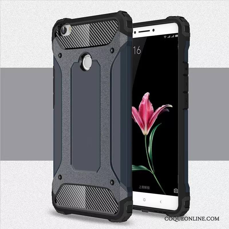 Mi Max 2 Incassable Coque De Téléphone Silicone Étui Délavé En Daim Petit Or