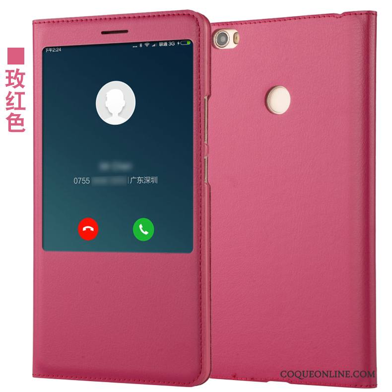 Mi Max 2 Étui Protection Téléphone Portable Housse Petit Rouge Coque De Téléphone