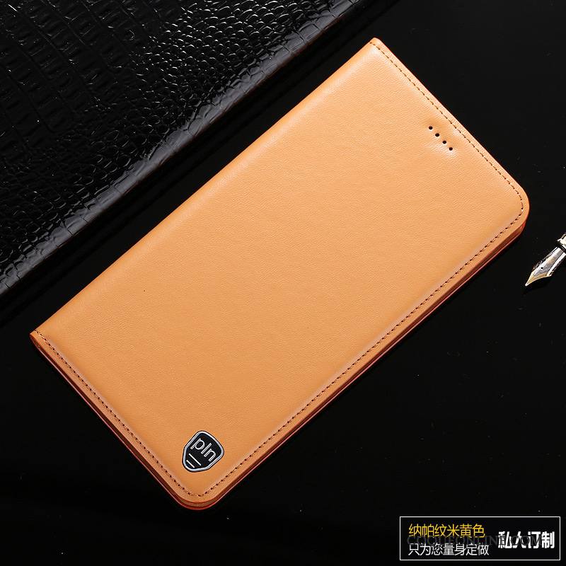 Mi Max 2 Étui Téléphone Portable Cuir Véritable Petit Étui En Cuir Coque De Téléphone Housse