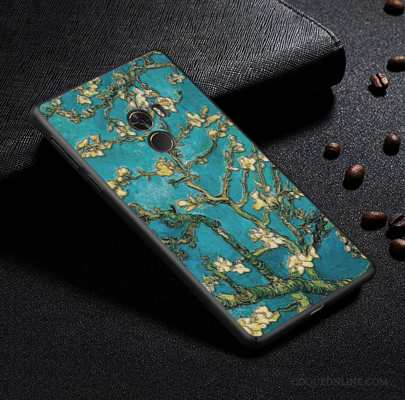 Mi Mix 2 Coque De Téléphone Personnalité Style Chinois Créatif Personnalisé Protection Tout Compris