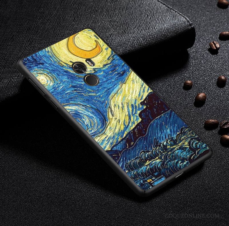 Mi Mix 2 Coque De Téléphone Personnalité Style Chinois Créatif Personnalisé Protection Tout Compris