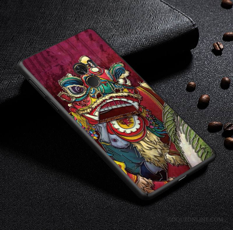 Mi Mix 2 Coque De Téléphone Personnalité Style Chinois Créatif Personnalisé Protection Tout Compris