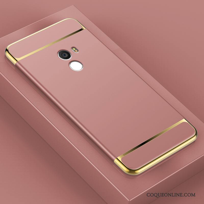 Mi Mix 2 Coque De Téléphone Rouge Tout Compris Tendance Protection Difficile Personnalité