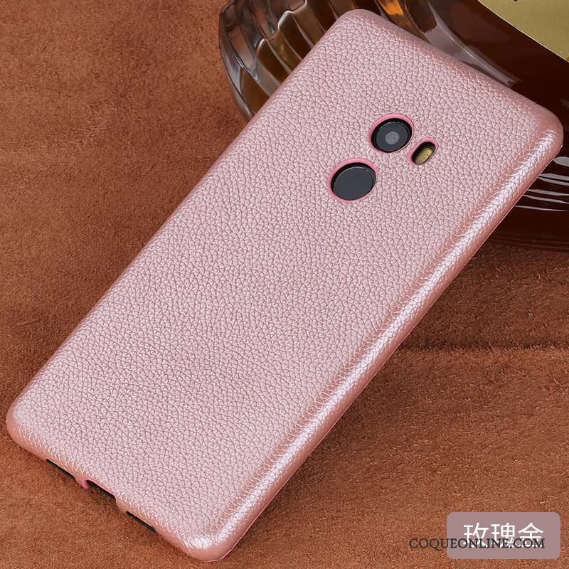 Mi Mix 2 Coque Petit Personnalité Protection Incassable Noir Créatif Luxe