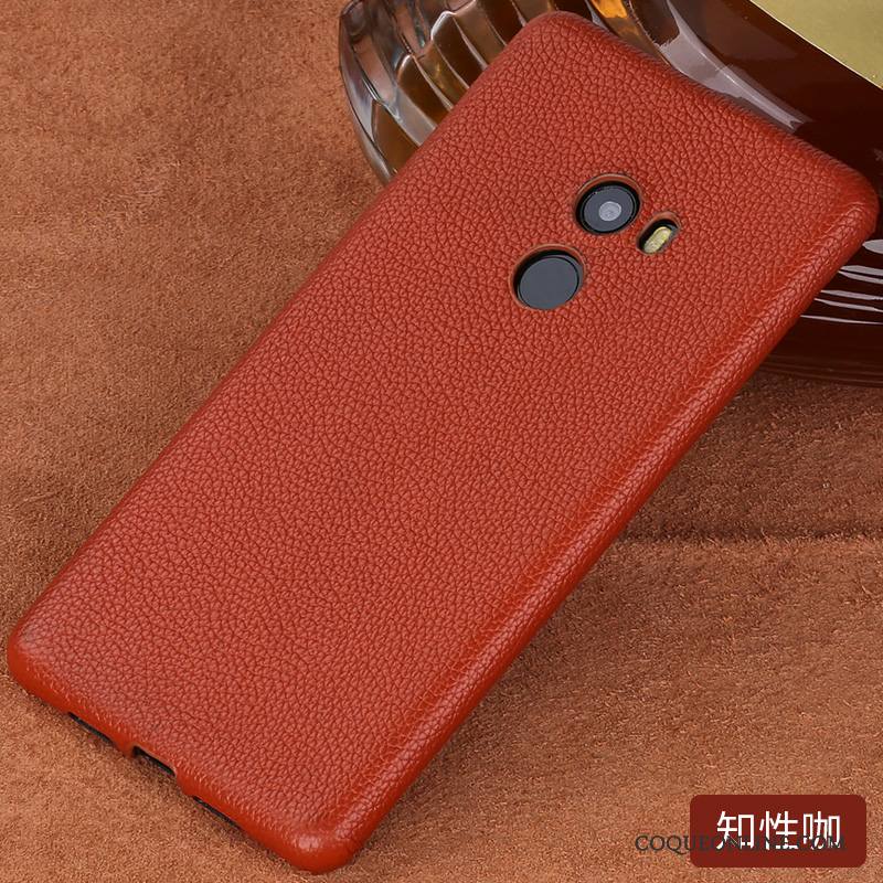 Mi Mix 2 Coque Petit Personnalité Protection Incassable Noir Créatif Luxe