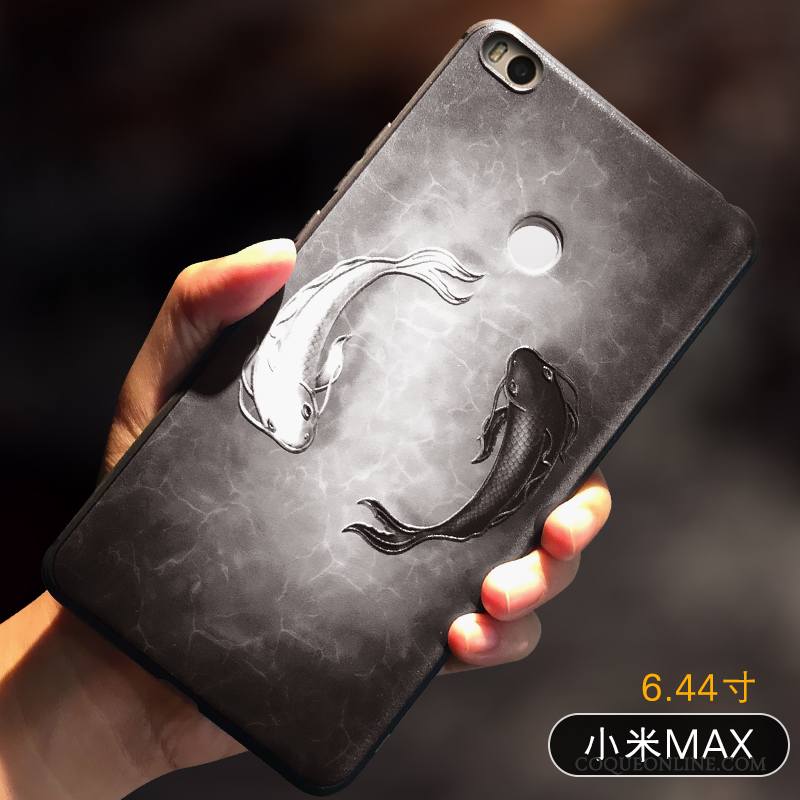 Mi Mix 2 Coque Silicone Tout Compris Tendance Incassable Gris Créatif Petit