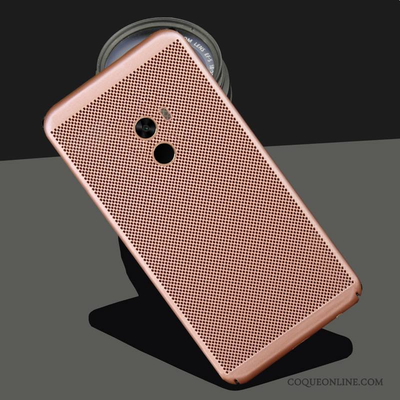 Mi Mix 2 Coque Tout Compris Petit Respirant Délavé En Daim Étui Protection Tendance