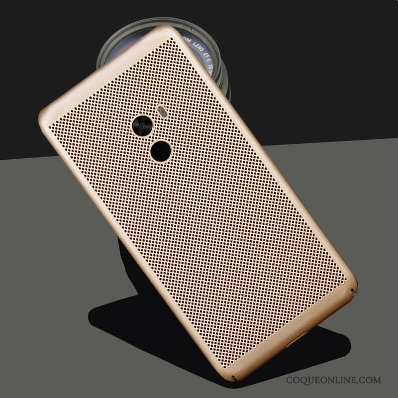 Mi Mix 2 Coque Tout Compris Petit Respirant Délavé En Daim Étui Protection Tendance