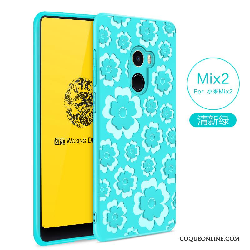 Mi Mix 2 Coque Tout Compris Étui Incassable Fluide Doux Téléphone Portable Silicone Protection
