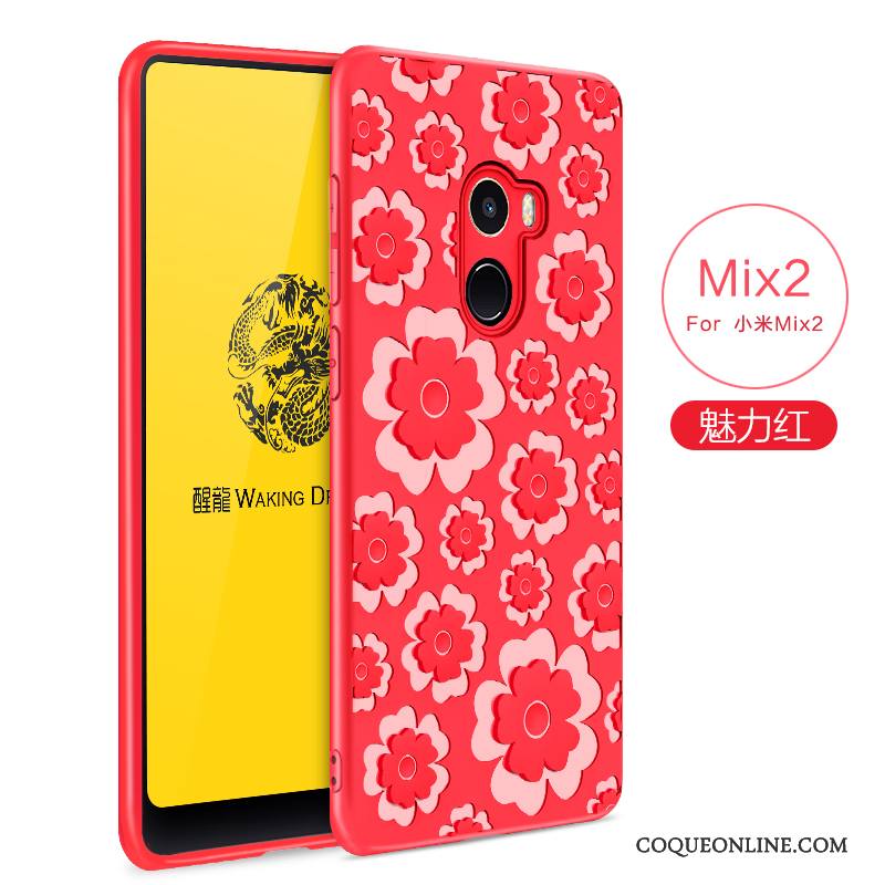 Mi Mix 2 Coque Tout Compris Étui Incassable Fluide Doux Téléphone Portable Silicone Protection