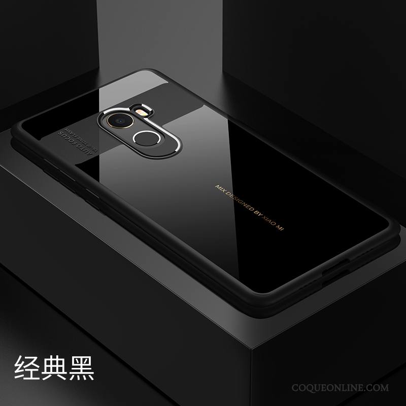 Mi Mix 2 Coque Étui Silicone Protection Fluide Doux Noir Difficile Créatif