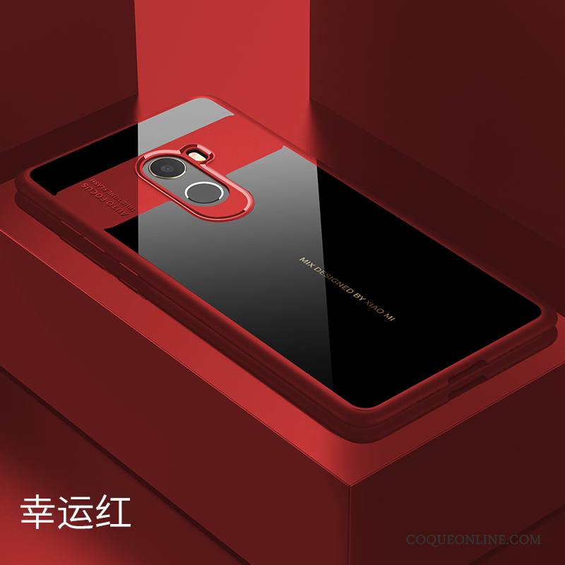 Mi Mix 2 Coque Étui Silicone Protection Fluide Doux Noir Difficile Créatif