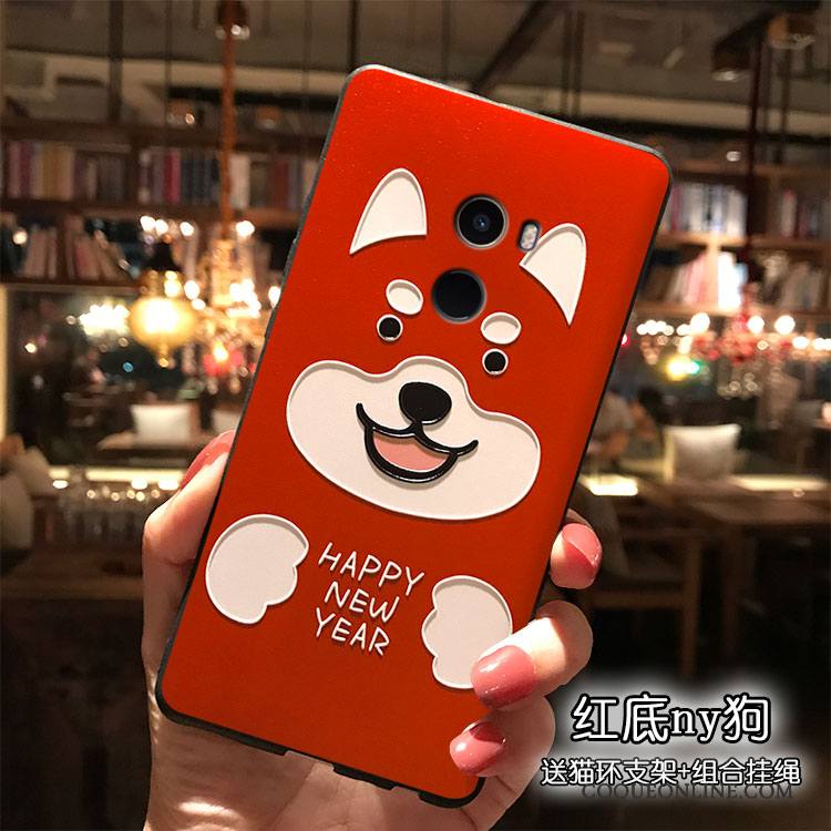 Mi Mix 2 Dessin Animé Incassable Coque De Téléphone Marque De Tendance Nouveau Super Mignon Petit