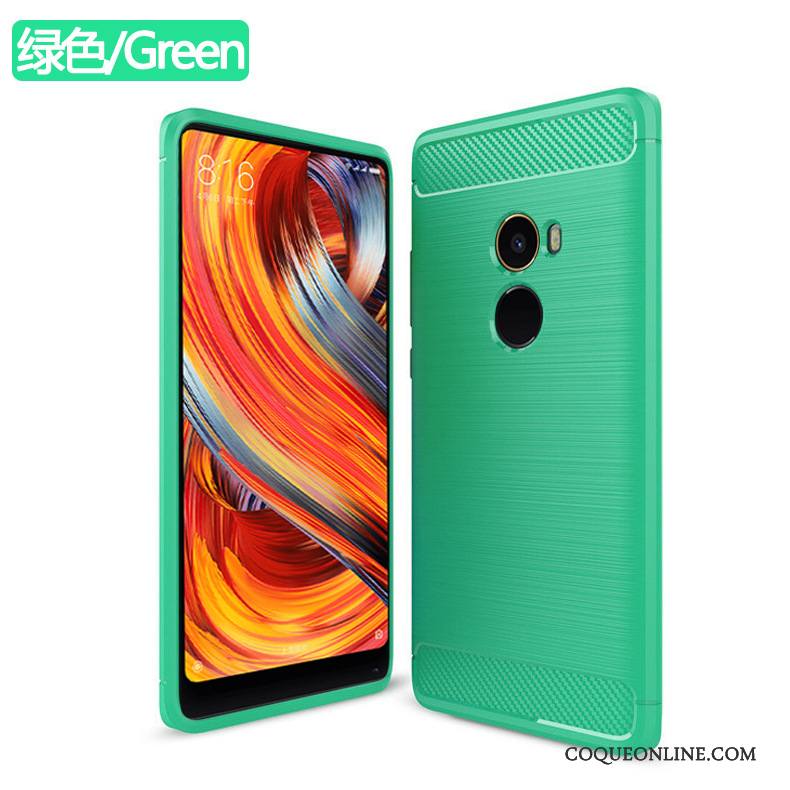 Mi Mix 2 Fluide Doux Coque Étui Incassable Bleu Personnalité Protection