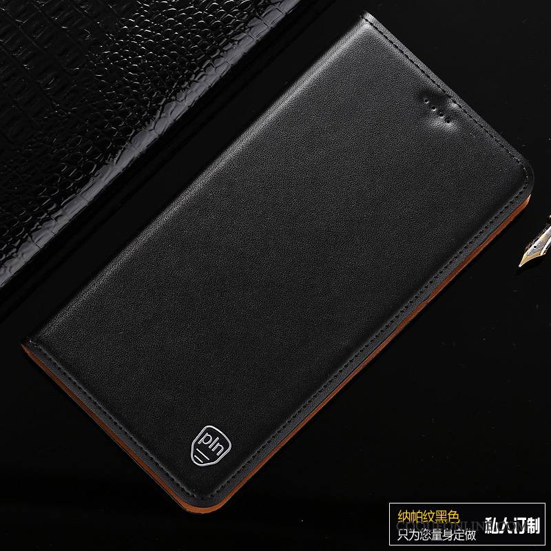 Mi Mix 2 Housse Coque De Téléphone Petit Téléphone Portable Étui En Cuir Cuir Véritable Protection