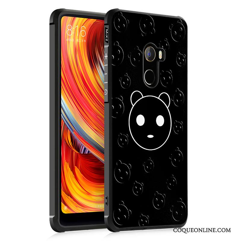 Mi Mix 2 Incassable Créatif Silicone Étui Protection Coque De Téléphone Personnalité