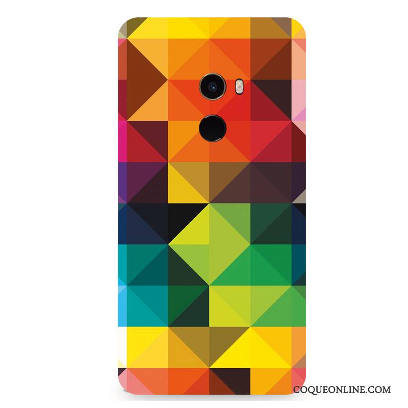 Mi Mix 2 Marque De Tendance Coque De Téléphone Protection Couleur Personnalité Difficile Étui