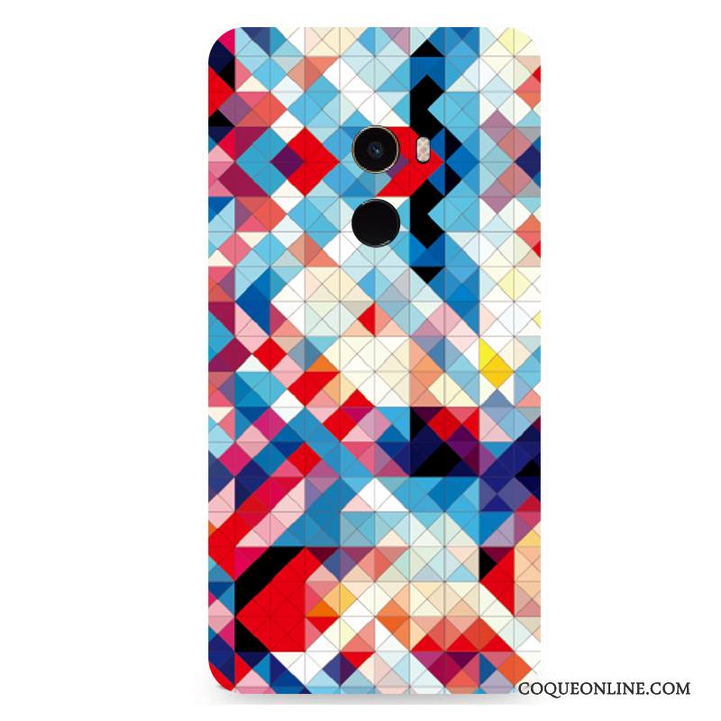 Mi Mix 2 Marque De Tendance Coque De Téléphone Protection Couleur Personnalité Difficile Étui