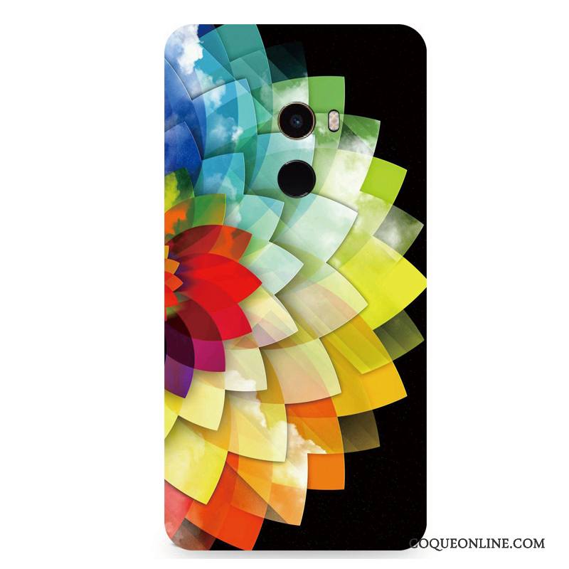 Mi Mix 2 Marque De Tendance Coque De Téléphone Protection Couleur Personnalité Difficile Étui