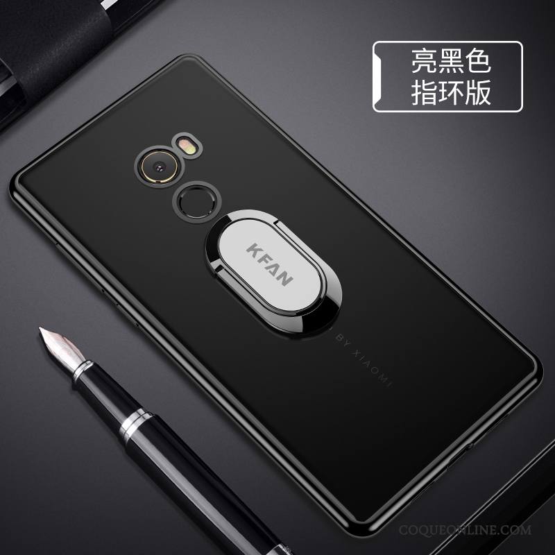 Mi Mix 2 Petit Coque De Téléphone Fluide Doux Protection Or Étui Incassable